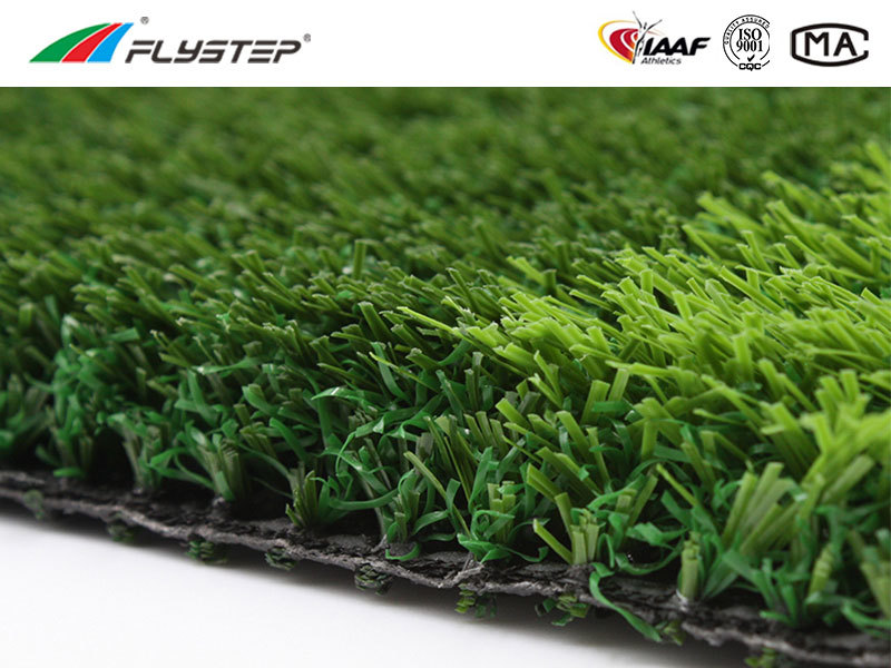 Double color green yellow artificial synthetic grass turf for landscaping