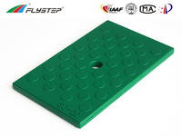 Prefabricated rubber trench cover