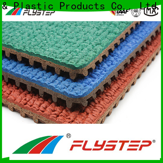 FLYSTEP Prefabricated Rubber Running Track factory For track