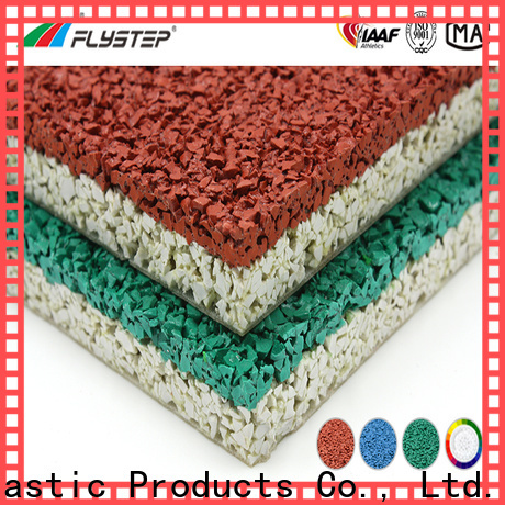 FLYSTEP epdm plastic running track manufacturers For school